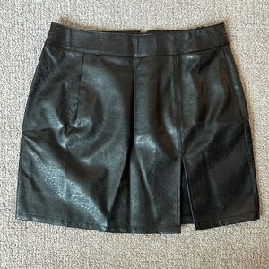 NEW WITH TAGS PRINCESS POLLY LEATHER SKIRT